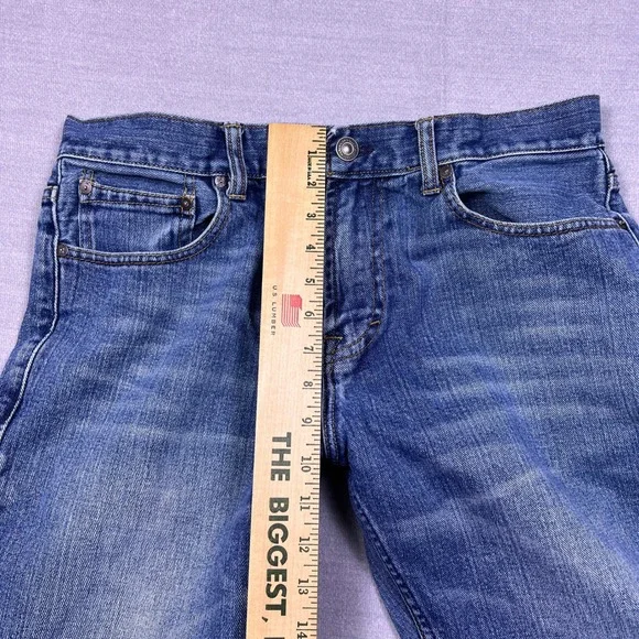 American Eagle Outfitters Mens Bootcut Jeans Medium Wash 34x34 Blue Denim - Picture 14 of 16